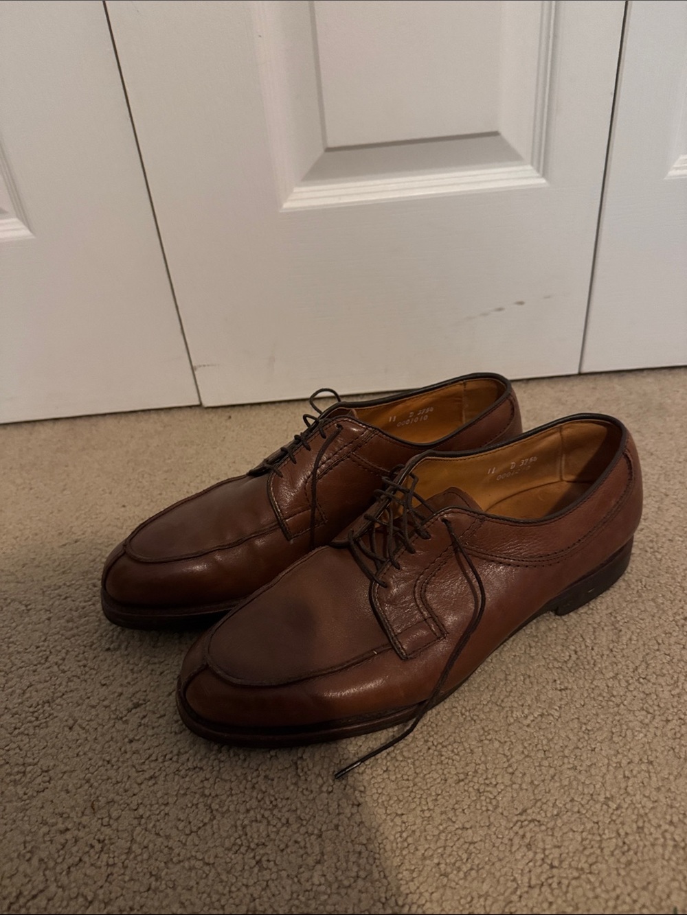 Allen Edmonds Classic Brown Leather Men’s Dress Shoes Size 11
